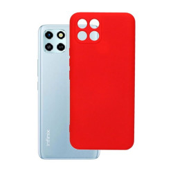 Etui Silicon Case na telefon Infinix Smart 6 HD X6512 czerwone