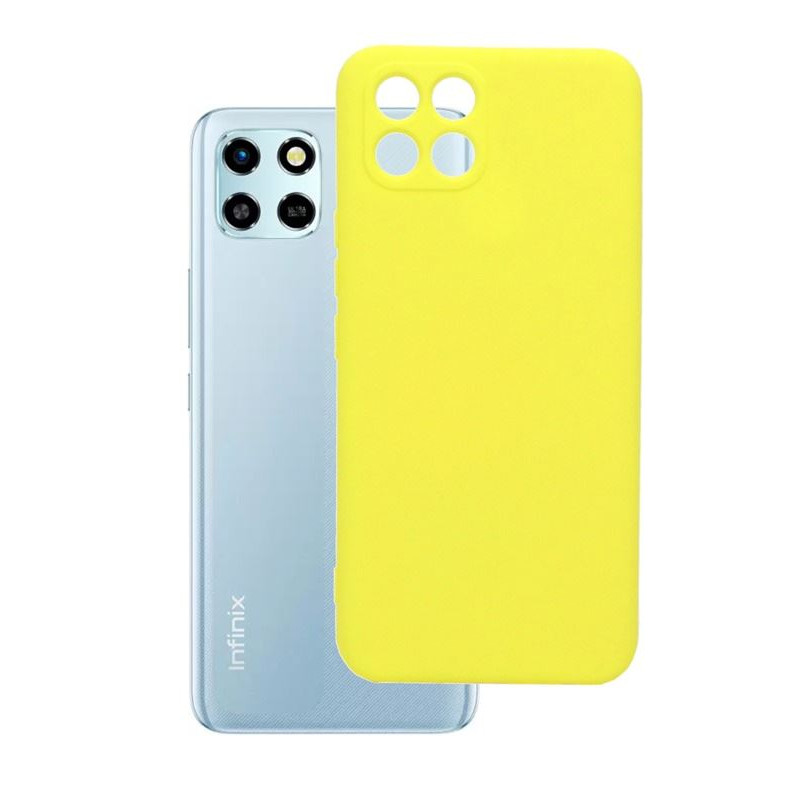 Etui Silicon Case na telefon Infinix Smart 6 HD X6512 żółte
