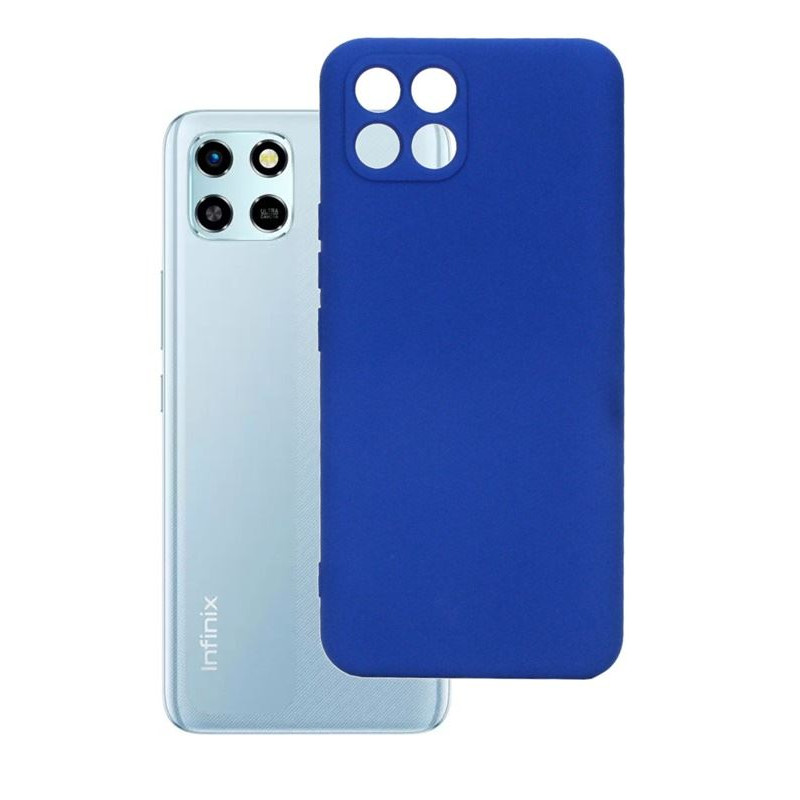 Etui Silicon Case na telefon Infinix Smart 6 HD X6512 niebieskie