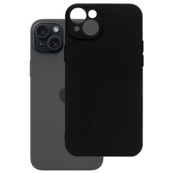 Etui Silicon Case na telefon Apple iPhone 15+ A3094 czarne