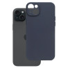 Etui Silicon Case na telefon Apple iPhone 15+ A3094 granatowe