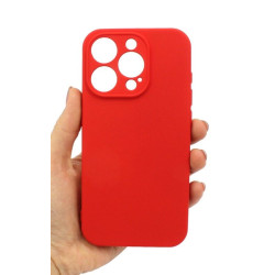 Etui Silicon Case na telefon Apple iPhone 15 Pro A3102 czerwone