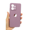 Etui Silicon Case na telefon motorola edge 40 neo 5G XT2307 fioletowe