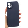 Etui Silicon Case na telefon motorola moto g13 4G XT2331 / g23 4G XT2333 / g53 5G XT2335 granatowe