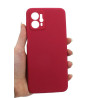 Etui Silicon Case na telefon motorola moto g13 4G XT2331 / g23 4G XT2333 / g53 5G XT2335 bordowe