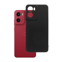 Etui Silicon Case na telefon motorola moto g05 4G XT2523 / e15 4G XT2523 czarne