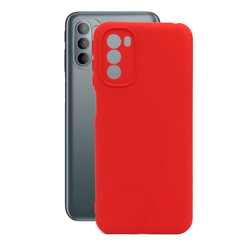 Etui Silicon Case na telefon motorola moto g31 / g41 4G czerwone
