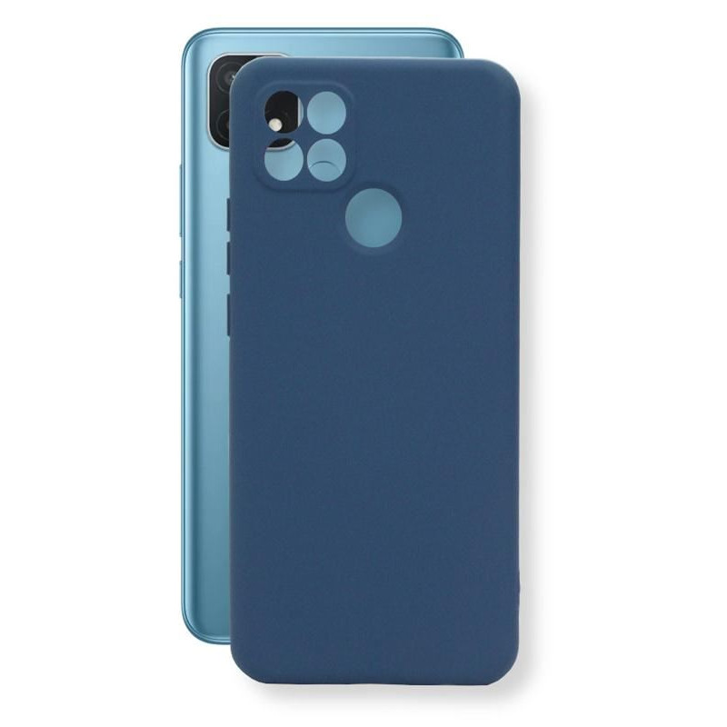 Etui Silicon Case na telefon OPPO A15 / A15s / A35 / Realme C12 granatowe