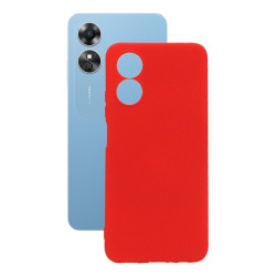 Etui Silicon Case na telefon OPPO A17 CPH2477 czerwone