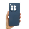 Etui Silicon Case na telefon OnePlus 12 5G CPH2581 granatowe MATT