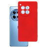 Etui Silicon Case na telefon OnePlus 12R 5G CPH2609 / Ace 3 5G PJE110 czerwone MATT