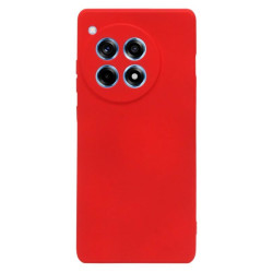 Etui Silicon Case na telefon OnePlus 12R 5G CPH2609 / Ace 3 5G PJE110 czerwone MATT