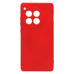 Etui Silicon Case na telefon OnePlus 12R 5G CPH2609 / Ace 3 5G PJE110 czerwone MATT