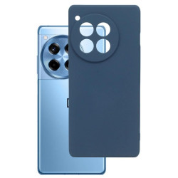 Etui Silicon Case na telefon OnePlus 12R 5G CPH2609 / Ace 3 5G PJE110 granatowe MATT
