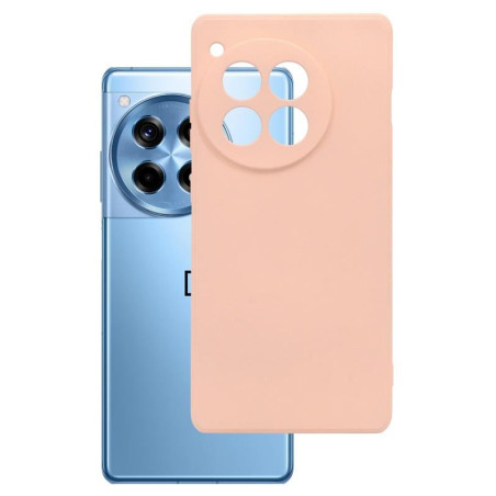 Etui Silicon Case na telefon OnePlus 12R 5G CPH2609 / Ace 3 5G PJE110 jasnoróżowe MATT