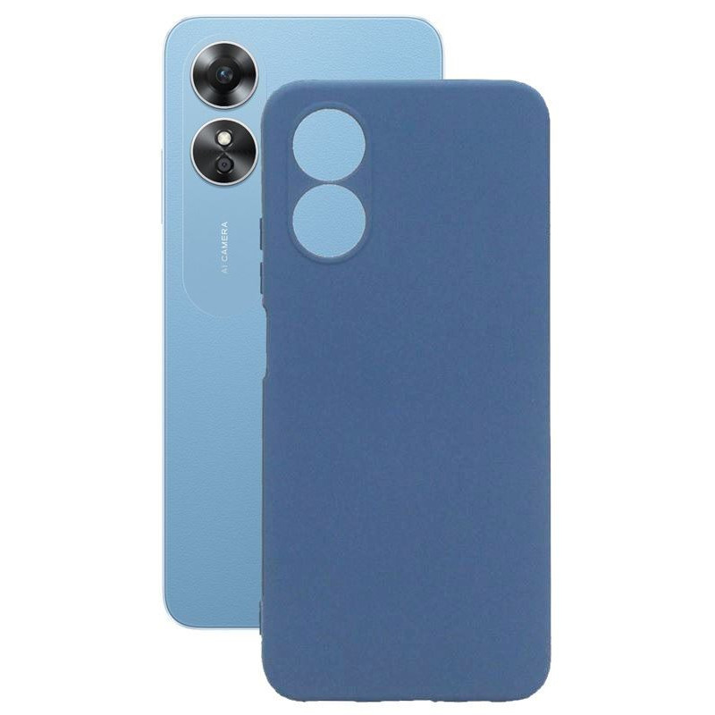 Etui Silicon Case na telefon OPPO A17 CPH2477 granatowe