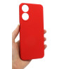 Etui Silicon Case na telefon OPPO A78 5G CPH2483 czerwone