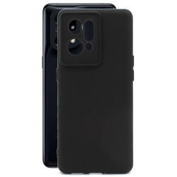 Etui Silicon Case na telefon OPPO Find X5 CPH2307 czarne