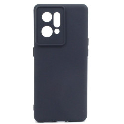 Etui Silicon Case na telefon OPPO Find X5 CPH2307 granatowe