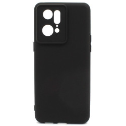 Etui Silicon Case na telefon OPPO Find X5 Pro CPH2305 czarne