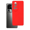 Etui Silicon Case na telefon OPPO Reno 10 Pro+ / Plus 5G CPH2521 czerwone MATT