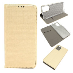 Etui Smart Magnet na telefon Realme 9i 5G / OPPO A96 A76 A36 4G złote
