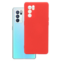 Etui Silicon Case na telefon OPPO Reno 6 Pro 5G CPH2249 czerwone MATT