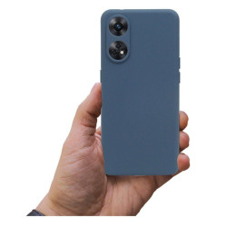 Etui Silicon Case na telefon OPPO Reno 8T 4G CPH2481 granatowe MATT
