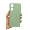 Etui Silicon Case na telefon OPPO Reno 8T 4G CPH2481 zielone MATT