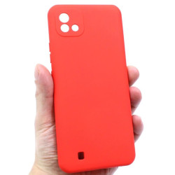 Etui Silicon Case na telefon Realme C11 2021 / C20 czerwone