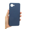 Etui Silicon Case na telefon Realme C30 / Narzo 50i Prime granatowe