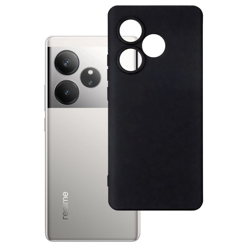 Etui Silicon Case na telefon Realme GT 6 5G / GT 6T 5G / GT Neo 6 5G / GT Neo 6 SE 5G czarne MATT