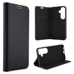 Etui Flip Vennus na telefon Samsung Galaxy S24 5G S921 czarne