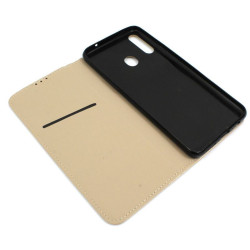 Etui Smart Magnet na telefon Samsung Galaxy A20s A207 złote