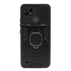 Etui PANCERNE RING LENS na telefon Realme C21 RMX320 czarne