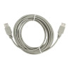 Przedłużacz kabla USB 2.0 przewód 5m męski-żeński - szary kabel przedłużający USB