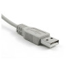 Przedłużacz kabla USB 2.0 przewód 5m męski-żeński - szary kabel przedłużający USB