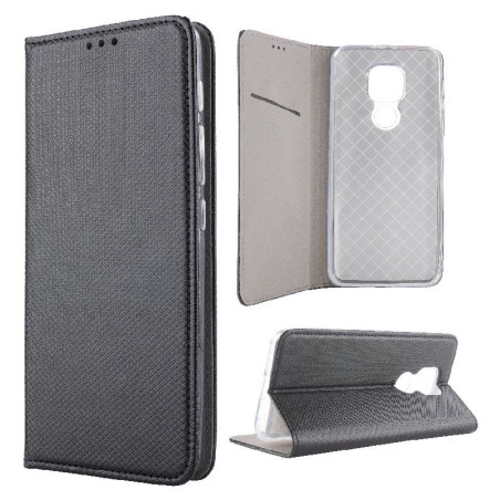 Etui Smart Magnet na telefon motorola moto g9 / g9 play / e7+ czarne