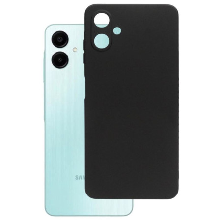Etui Silicon Case na telefon Samsung Galaxy A06 A065 czarne MATT