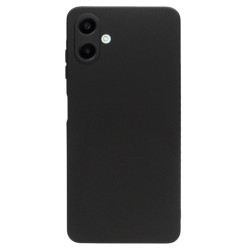 Etui Silicon Case na telefon Samsung Galaxy A06 A065 czarne MATT