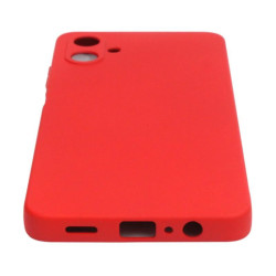 Etui Silicon Case na telefon Samsung Galaxy A06 A065 czerwone MATT