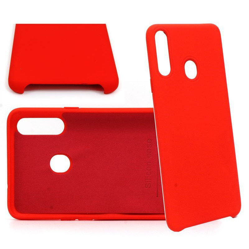 Etui Silicon Case na telefon Samsung Galaxy A20s A207 czerwone