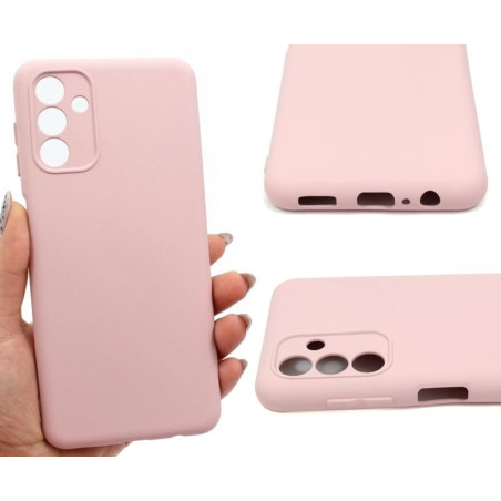 Etui Silicon Case na telefon Samsung Galaxy A13 5G A136 / A04s 5G jasnoróżowe MATT