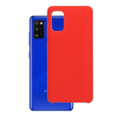 Etui Silicon Case na telefon Samsung Galaxy A41 A415 czerwone