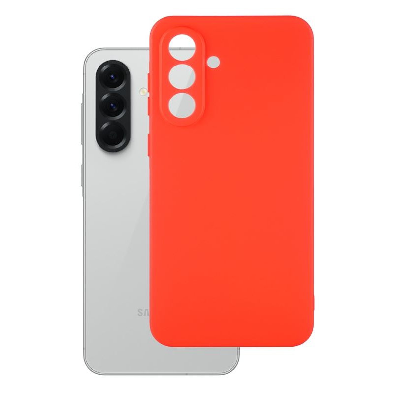Etui Silicon Case na telefon Samsung Galaxy A56 5G A566 czerwone