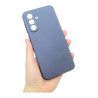 Etui Silicon Case na telefon Samsung Galaxy A56 5G A566 granatowe