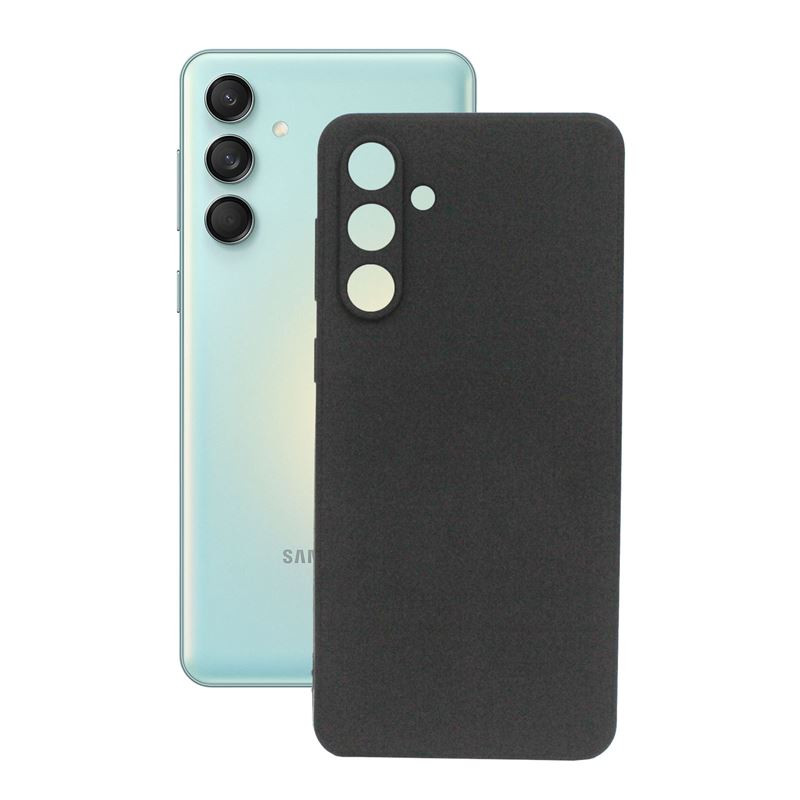 Etui Silicon Case na telefon Samsung Galaxy M55 5G M556 czarne MATT