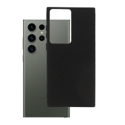 Etui Silicon Case na telefon Samsung Galaxy S23 Ultra S918 czarne