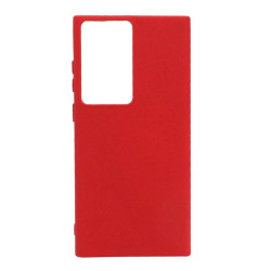 Etui Silicon Case na telefon Samsung Galaxy S23 Ultra S918 czerwone