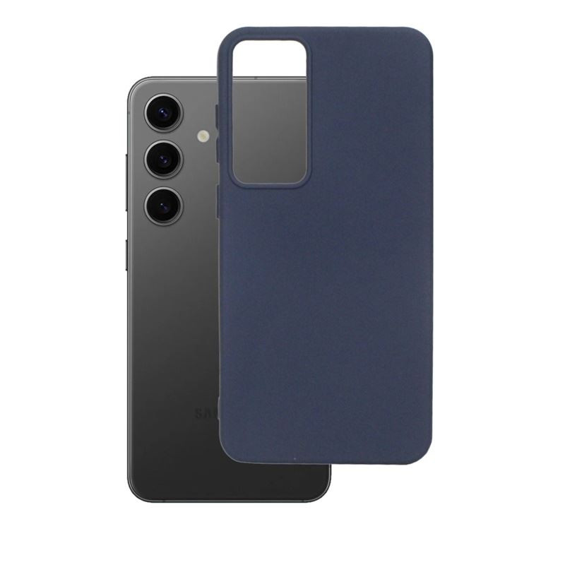 Etui Silicon Case na telefon Samsung Galaxy S24+ 5G S926 granatowe